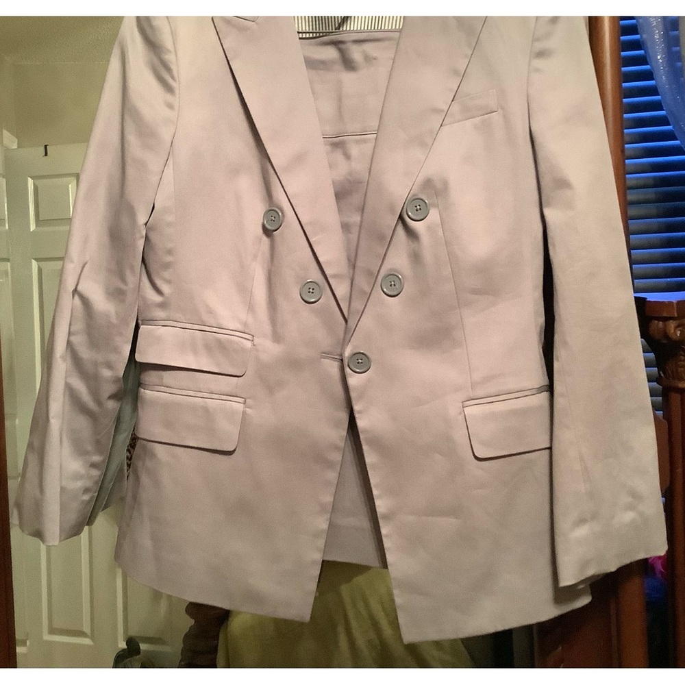 Express Grey skirt suit size M
